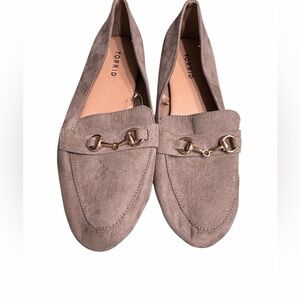 Calvin Klein Shoes Womens Size 7  Casual Slip On Loafer Flats Brown  Suede